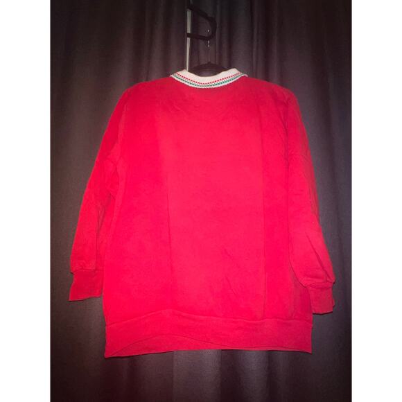 Ugly Christmas Sweater Xmas Sweatshirt Crewneck Size Small Vintage Dog - Picture 3 of 3